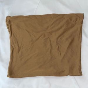Brownish tube top